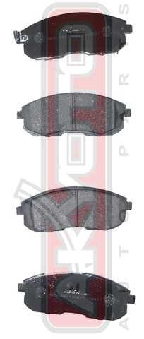 Колодки тормозные дисковые передние <b>ASVA AKD2201</b> - изображение 1