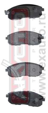 Колодки тормозные дисковые передние <b>ASVA AKD2201</b> - изображение