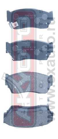 Колодки тормозные дисковые передние <b>ASVA AKD2226</b> - изображение