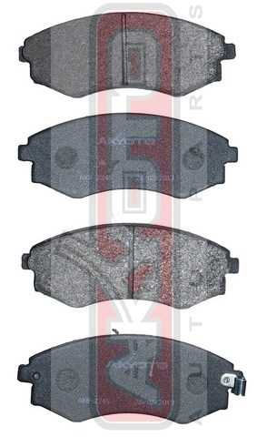 Колодки тормозные дисковые передние <b>ASVA AKD2245</b> - изображение 1