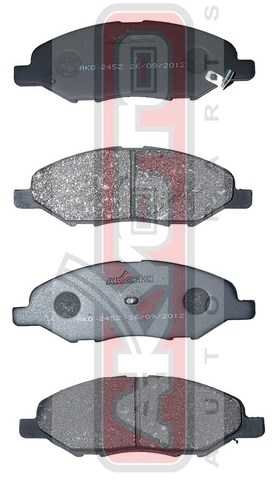 Колодки тормозные дисковые передние <b>ASVA AKD2452</b> - изображение 1