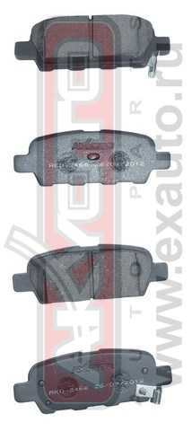 Колодки тормозные дисковые задние <b>ASVA AKD2466</b> - изображение Колодки тормозные дисковые задние <b>ASVA AKD2466</b> - изображение