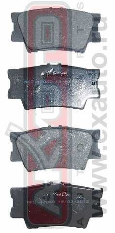 Колодки тормозные дисковые задние <b>ASVA AKD42060</b> - изображение Колодки тормозные дисковые задние <b>ASVA AKD42060</b> - изображение