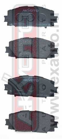 Колодки тормозные дисковые передние <b>ASVA AKD52270</b> - изображение Колодки тормозные дисковые передние <b>ASVA AKD52270</b> - изображение