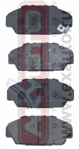 Колодки тормозные дисковые передние <b>ASVA AKD8223</b> - изображение Колодки тормозные дисковые передние <b>ASVA AKD8223</b> - изображение