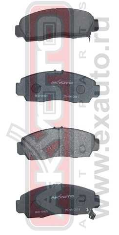 Колодки тормозные дисковые передние <b>ASVA AKD8465</b> - изображение