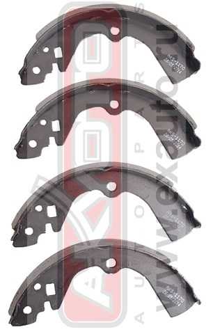 Колодки тормозные барабанные задние <b>ASVA AKS1170</b> - изображение
