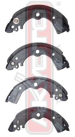 Колодки тормозные барабанные задние <b>ASVA AKS1185</b> - изображение 1