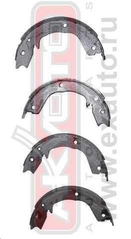 Колодки тормозные барабанные задние <b>ASVA AKS2004</b> - изображение Колодки тормозные барабанные задние <b>ASVA AKS2004</b> - изображение