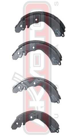 Колодки тормозные барабанные задние <b>ASVA AKS6701</b> - изображение 1