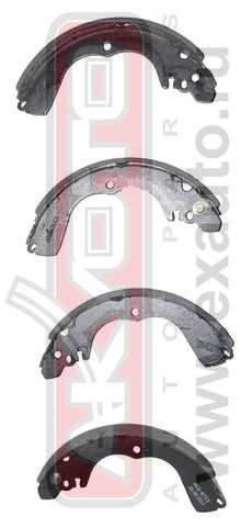 Колодки тормозные барабанные задние <b>ASVA AKS6723</b> - изображение