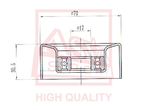 Ролик <b>ASVA HNBP015</b> - изображение