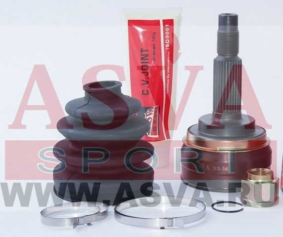 Шрус наружний 27x56x27) (гарантия 6 месяцев) 12 <b>ASVA NS36</b> - изображение 2