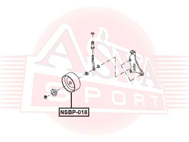 Ролик натяжной <b>ASVA NSBP018</b> - изображение