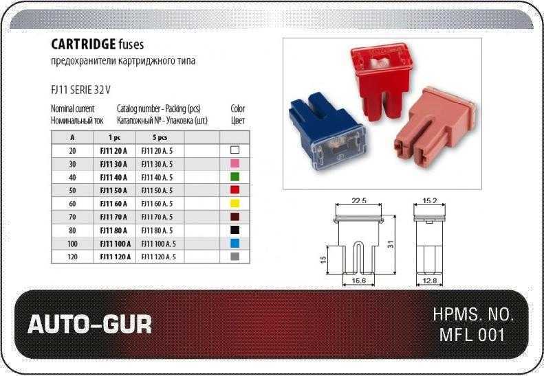 Предохранитель силовой 30а розовый катридж мама <b>AUTO-GUR AGFJ1130A</b> - изображение