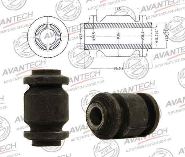 Сайлентблок подвески AVANTECH ASB0141 - изображение
