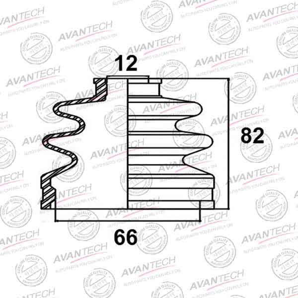 Пыльник привода AVANTECH BD0306 - изображение