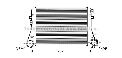 Охладитель наддувочного воздуха <b>AVA QUALITY COOLING VNA4227</b> - изображение Охладитель наддувочного воздуха <b>AVA QUALITY COOLING VNA4227</b> - изображение