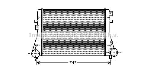 Охладитель наддувочного воздуха <b>AVA QUALITY COOLING VNA4306</b> - изображение Охладитель наддувочного воздуха <b>AVA QUALITY COOLING VNA4306</b> - изображение