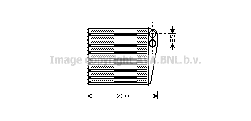 Радиатор печки <b>AVA QUALITY COOLING VNA6229</b> - изображение