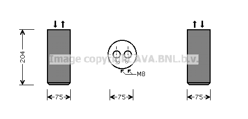 Осушитель, кондиционер <b>AVA QUALITY COOLING VND053</b> - изображение