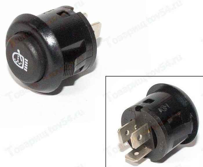 Выключатель фароомывателя ВАЗ 2110 <b>АВАР 2822.3710</b> - изображение