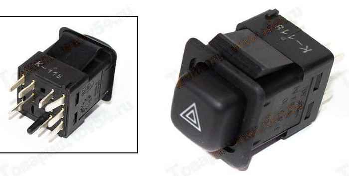 Выключатель ийной сигнализации ВАЗ 2108 <b>АВАР 375.3710-05.03М</b> - изображение Выключатель ийной сигнализации ВАЗ 2108 <b>АВАР 375.3710-05.03М</b> - изображение