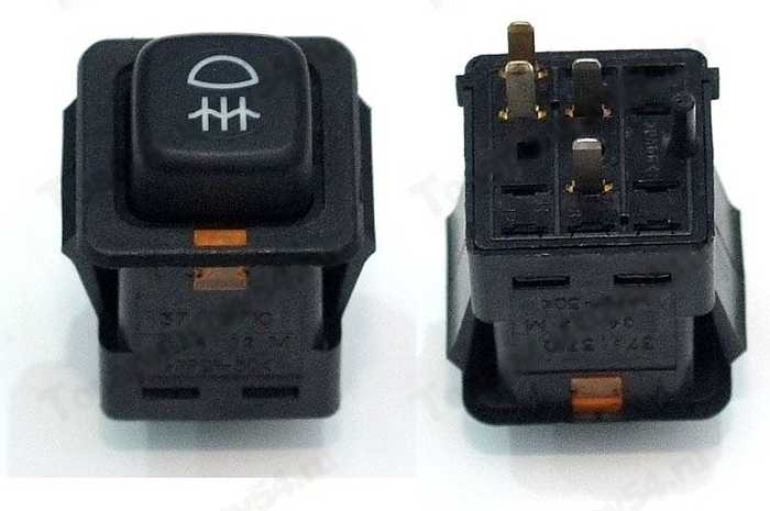 Выключатель противотуманных фонарей задних ВАЗ 21099 <b>АВАР 376.3710-04.02</b> - изображение