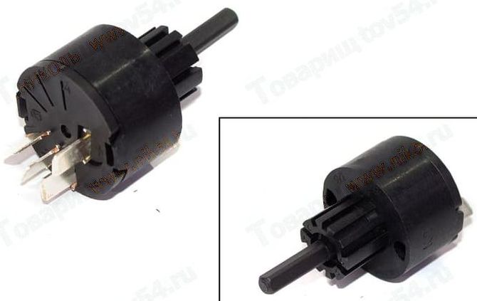 Выключатель отопителя ВАЗ 2110 <b>АВАР 633.3709</b> - изображение Выключатель отопителя ВАЗ 2110 <b>АВАР 633.3709</b> - изображение