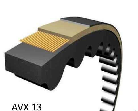 Ремень 13x1000 зубчатый <b>AVL KRAFTTECHNIK 70131000</b> - изображение