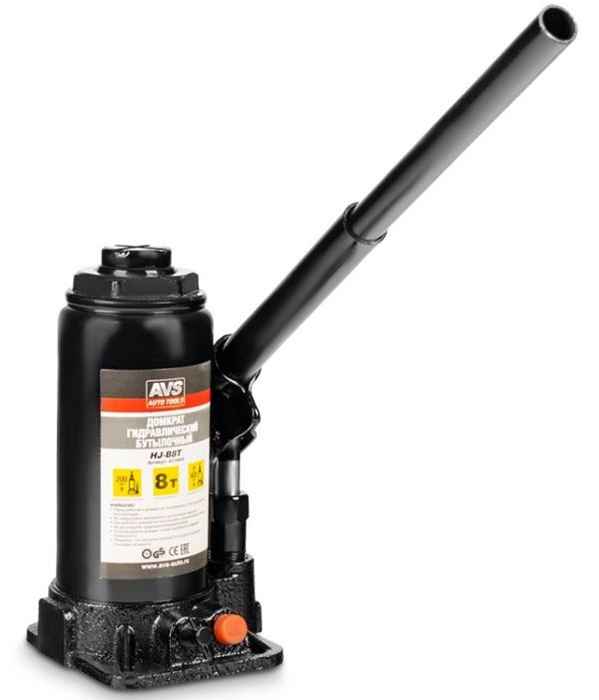 Домкрат гидравлический 8т высота подъема 200-405мм AVS HJ-B8T - изображение 2