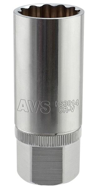 Головка 14мм 3/8" 12-гранная свечная AVS HS3814  - изображение