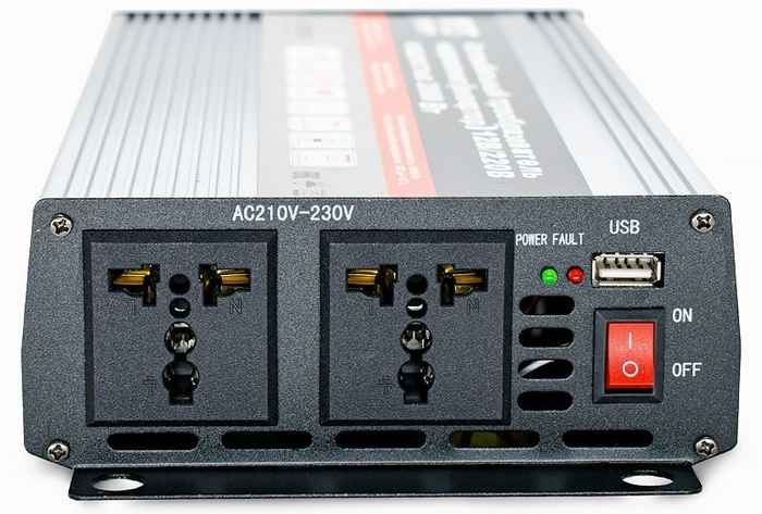 Автомобильный инвертор 12/220V AVS IN-2000W - изображение 2