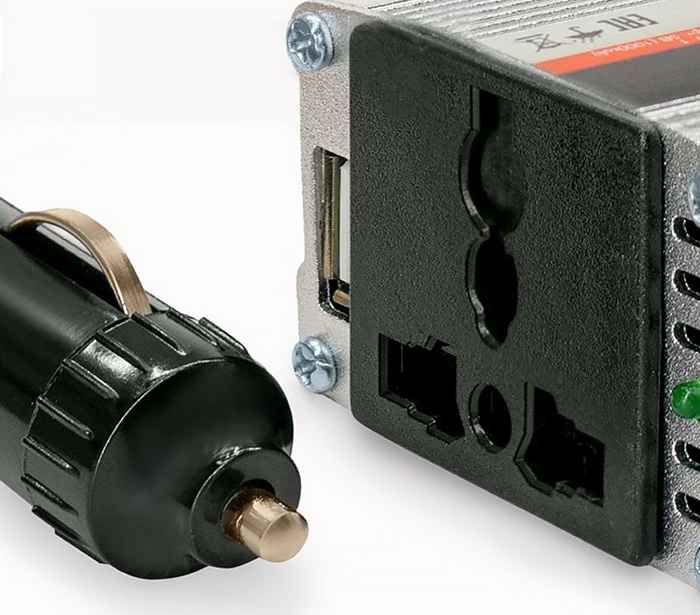 Автомобильный инвертор 12/220V AVS IN-200W - изображение 3