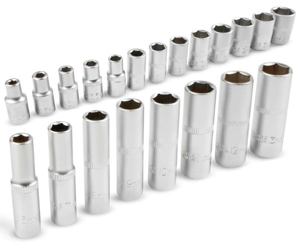 Набор инструментов 1/4", 1/2" (6 гран., 108 предм.) AVS MASTER MTS-108 - изображение 4