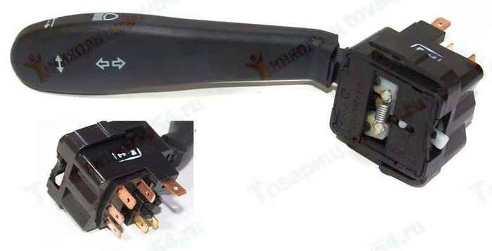 Переключатель подрулевой поворотов ВАЗ 2123 Нива Шевроле, 1118 Калина, 2170 Приора <b>АВТОАРМАТУРА 69.3709-01</b> - изображение