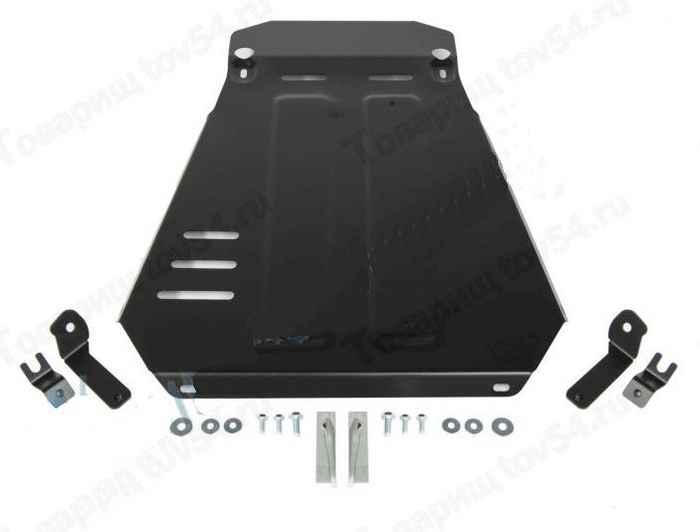 Защита картера ВАЗ 2121 Нива 4х4 КПП задняя часть <b>АВТОБРОНЯ 111.06041.1</b> - изображение