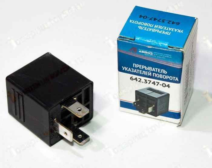 Реле поворота ВАЗ 2108 (642.3747-04) <b>Автоэлектроника 642.3747000-04КИ</b> - изображение