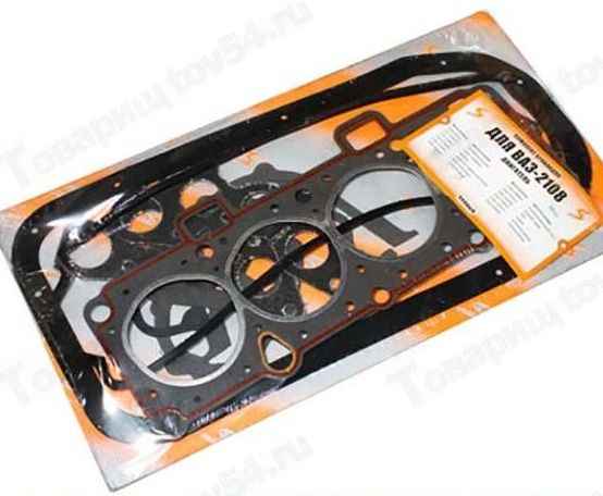 Набор прокладок двигателя ВАЗ 2108 (76,0) с герметиком полный Люкс <b>АВТОГАСКЕТ (2108-1303017, 2101-1106170, 2112-114815, …)</b> - изображение