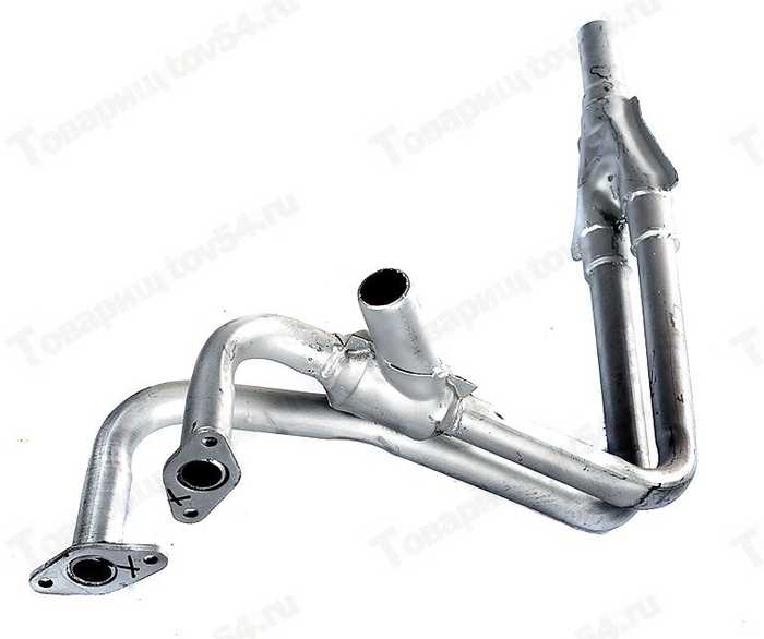 Труба приемная ВАЗ 1111 ОКА <b>Автоглушитель 1111-1203010</b> - изображение