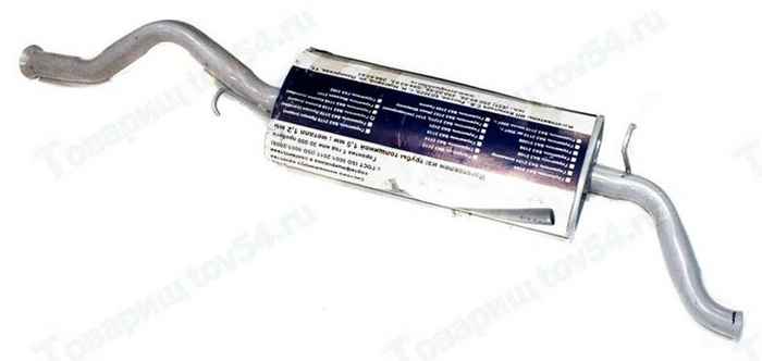 Глушитель ВАЗ 1118 Калина ГОСТ <b>Автоглушитель АК 1118-1200010 ГОСТ</b> - изображение