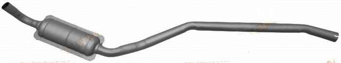 Резонатор ВАЗ 2101 штампованный <b>АВТОГЛУШИТЕЛЬ АК 2101-1202005 ШС</b> - изображение