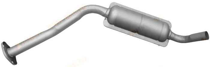 Резонатор ВАЗ 21074 короткий (Евро-3 под катализатор) штампованный <b>АВТОГЛУШИТЕЛЬ АК 2107-1202005-01 ШС</b> - изображение