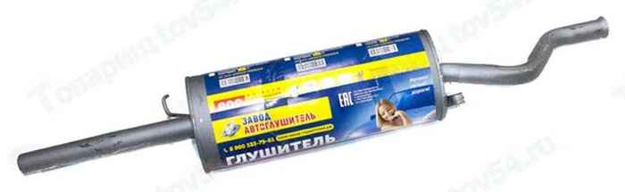 Глушитель ВАЗ 2112 ПРЕМИУМ <b>Автоглушитель АК 2112-1200010 ПРЕМИУМ</b> - изображение