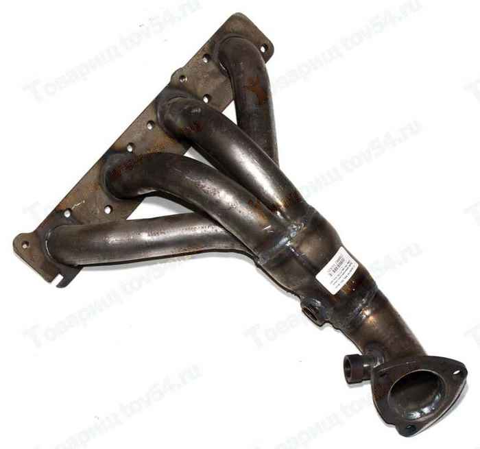 Труба приемная Lada Vesta, X-Ray 16V (дв.21179) под два датчика <b>АВТОГЛУШИТЕЛЬ АК 21179-1203008</b> - изображение