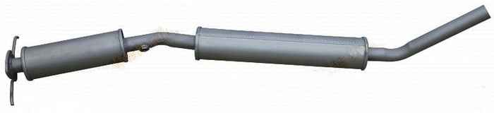Резонатор ВАЗ 21214 с заменителем катализатора Евро-3 (под 3 болта) <b>АВТОГЛУШИТЕЛЬ АК 21214-1200020-81/1</b> - изображение