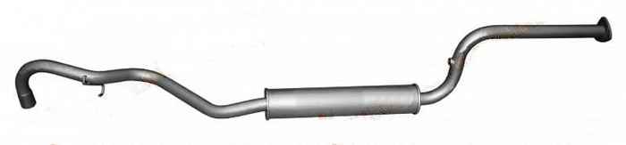 Резонатор ВАЗ 2123 Нива Шевроле с 2009 г. Евро-3 (под 3 болта) нержавейка <b>АВТОГЛУШИТЕЛЬ АК 21230-1200020-54</b> - изображение