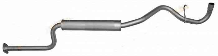 Резонатор ВАЗ 2123 Нива Шевроле с 2004 г. Евро-2 (под 2 болта) <b>АВТОГЛУШИТЕЛЬ АК 2123-1200020</b> - изображение