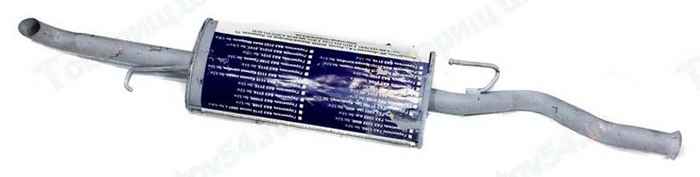 Глушитель ВАЗ 2170/2171 Приора ГОСТ <b>Автоглушитель АК 2170-1200010 ГОСТ</b> - изображение