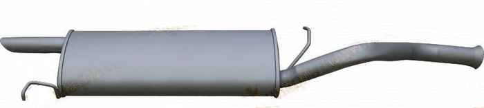 Глушитель ВАЗ 2192 Калина-2 <b>АВТОГЛУШИТЕЛЬ АК 21920-1200010</b> - изображение